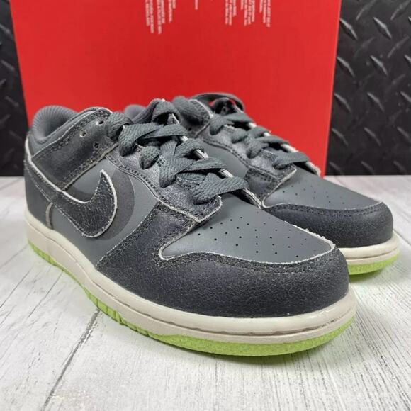 NEW Size 7Y Womens 8.5 Nike Dunk Low Top Special Edition Sneakers Phantom Grey - Picture 3 of 12